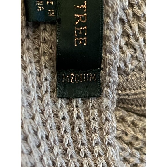 Love Tree Sweater Womens Medium Pink Twist Front Knit Long Sleeve V Neck Casual - Picture 6 of 8